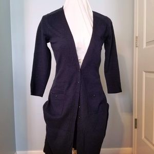 Banana Republic cashmere duster cardigan, Med.